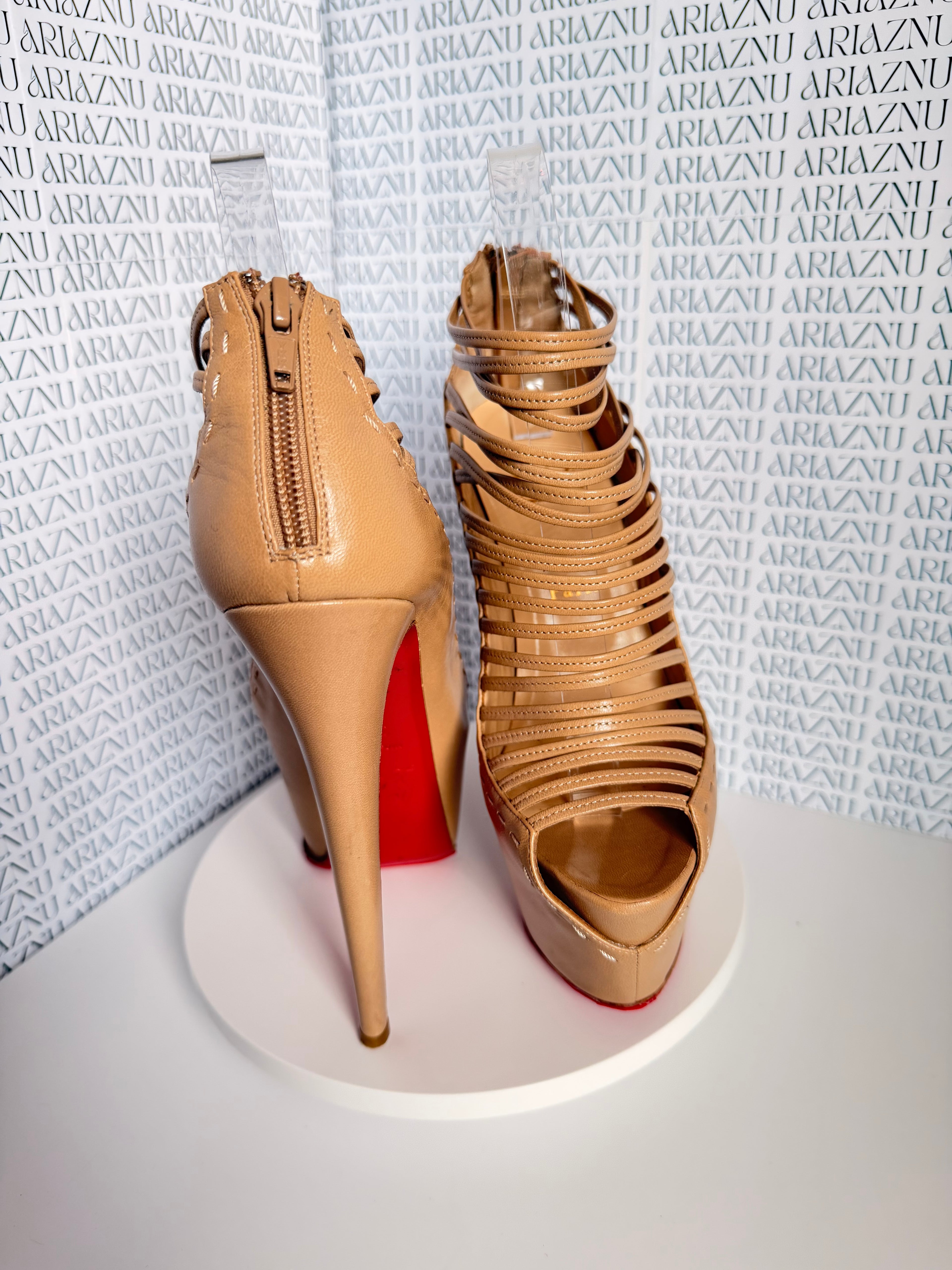 Christian Louboutin “Zoulou 160” Platform Heels – Size 38.5