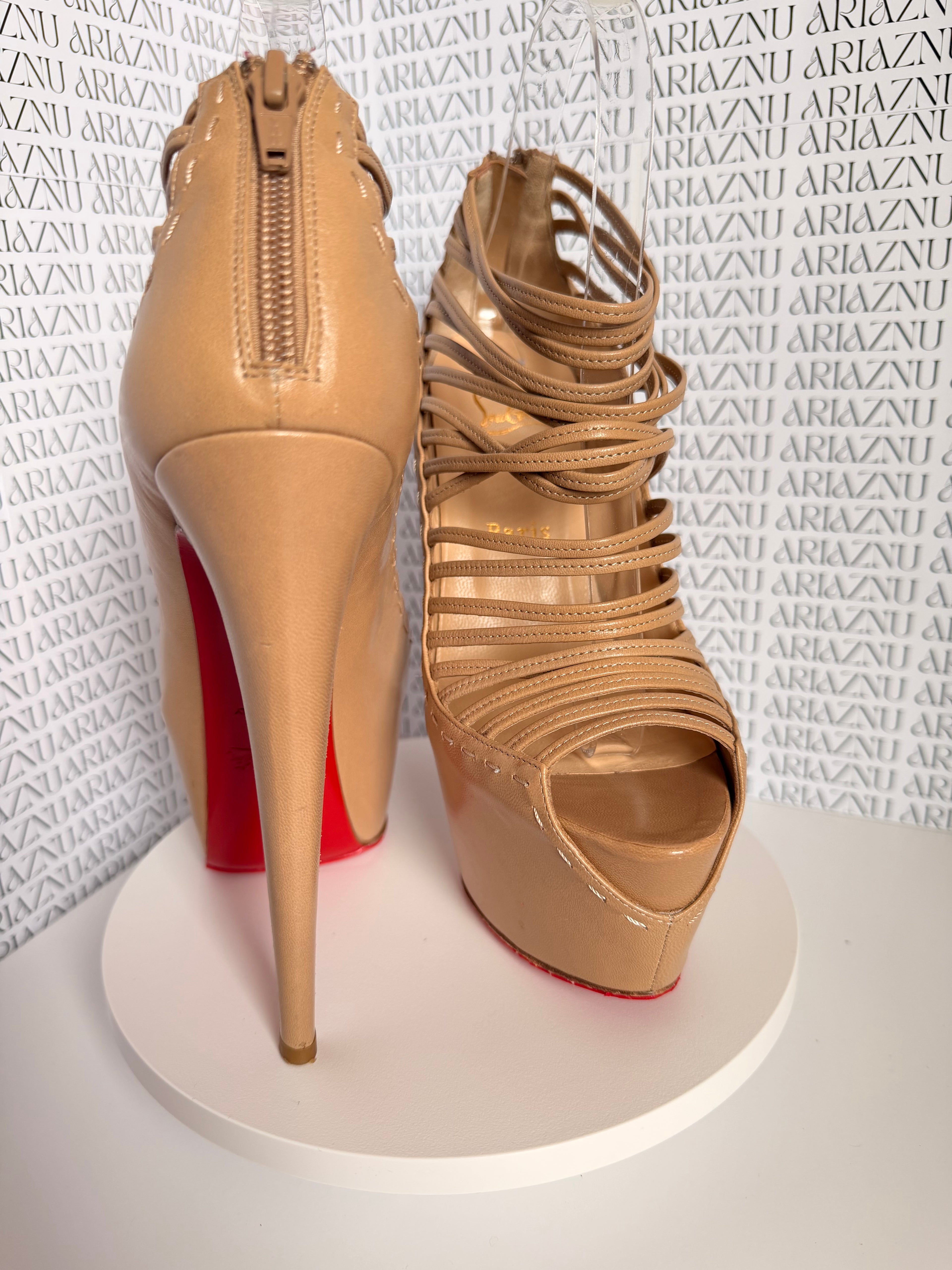 Christian Louboutin “Zoulou 160” Platform Heels – Size 38.5