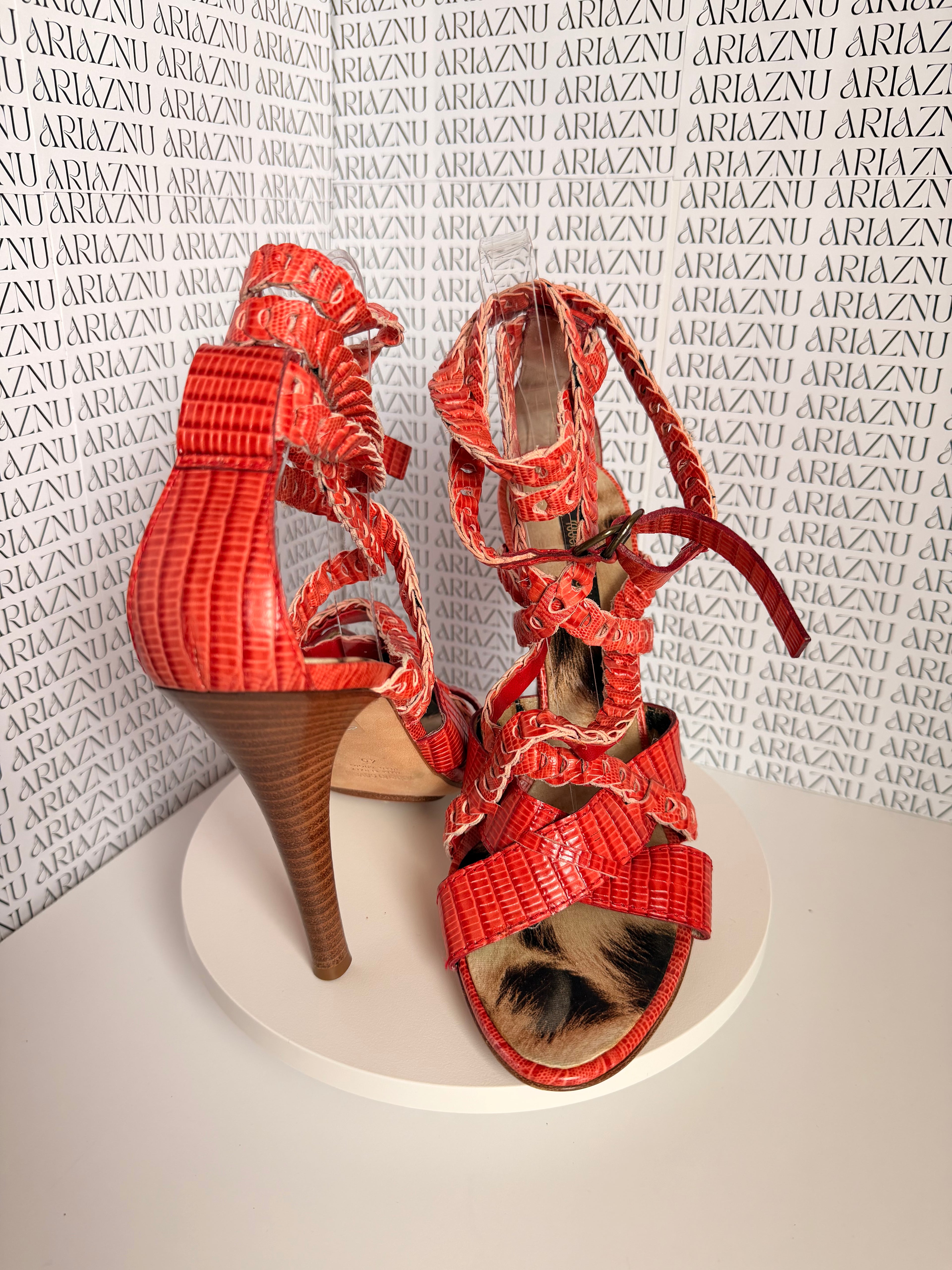Roberto Cavalli Spring/Summer 2005 Runway Sandal Heels – Size 40
