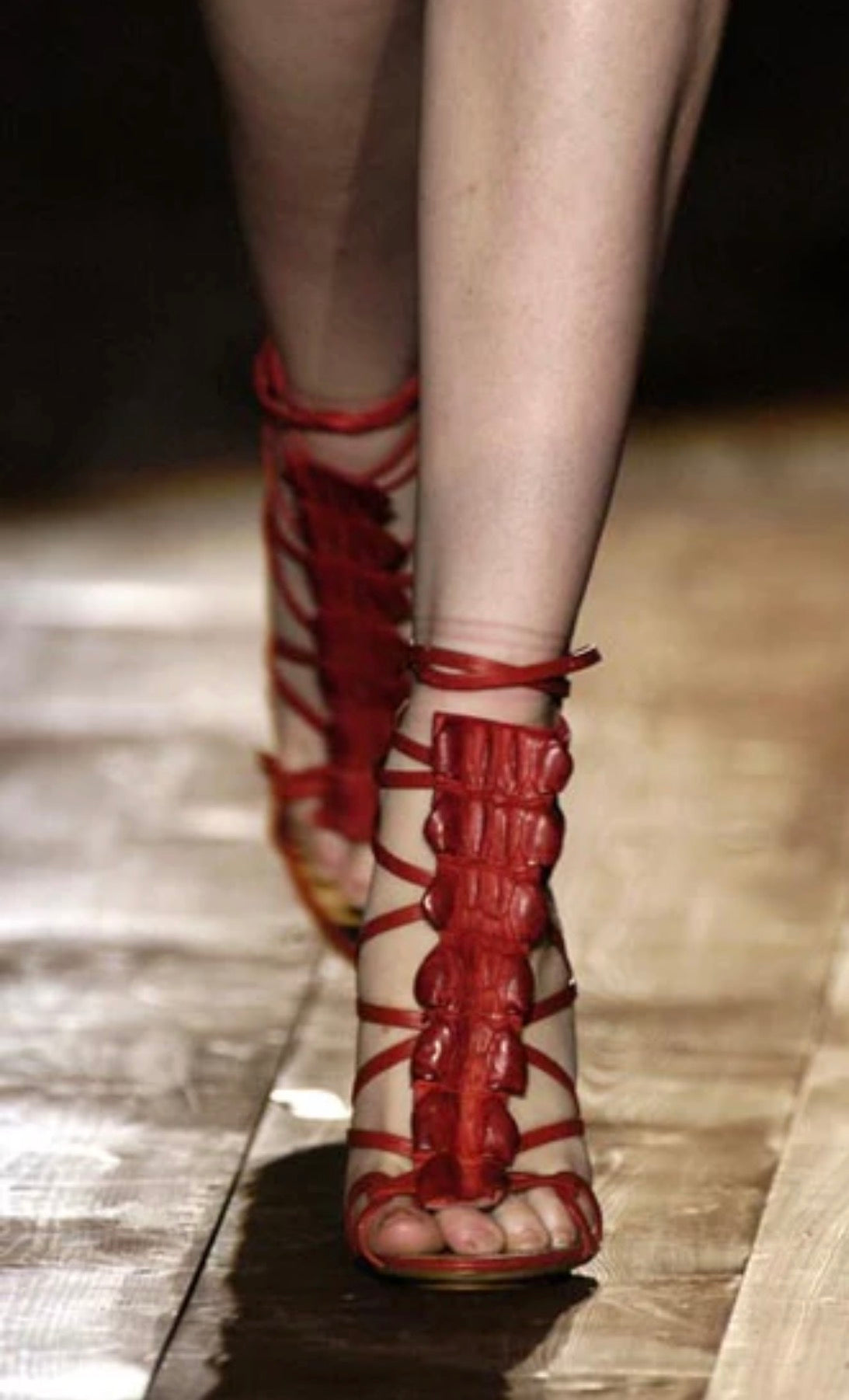 Roberto Cavalli Spring/Summer 2005 Runway Sandal Heels – Size 37