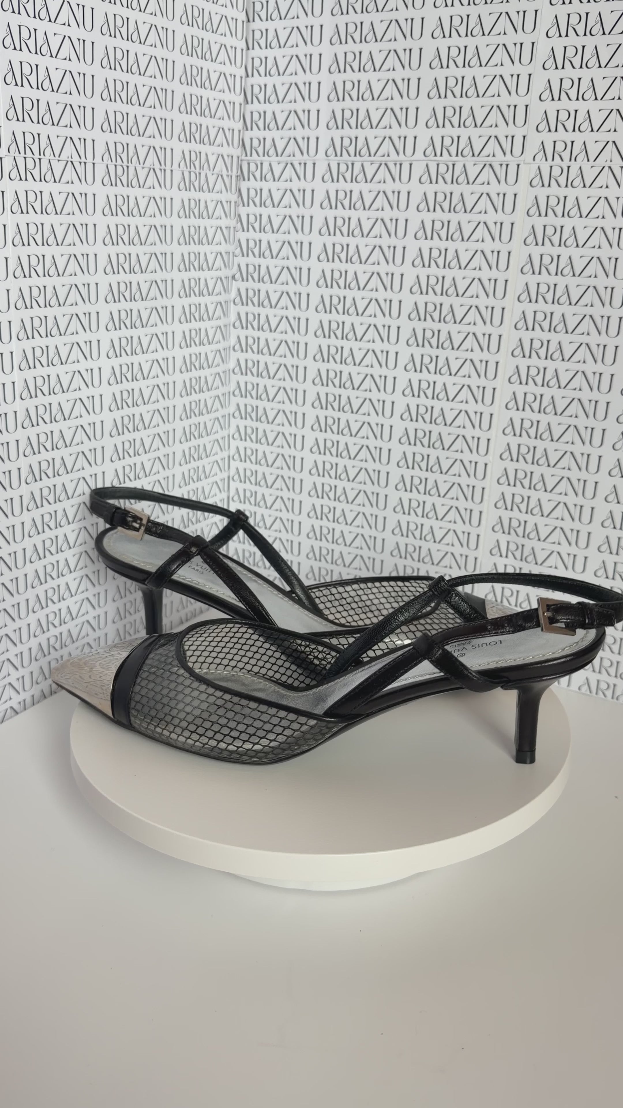 Louis Vuitton Urban Twist Slingback Pumps – Size 35