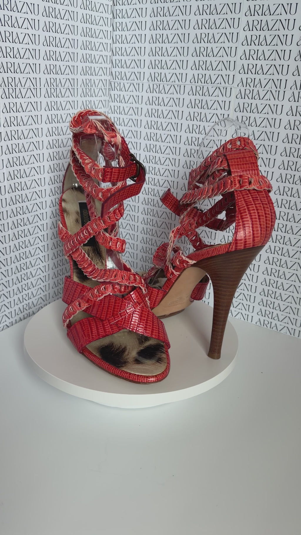 Roberto Cavalli Spring/Summer 2005 Runway Sandal Heels – Size 40