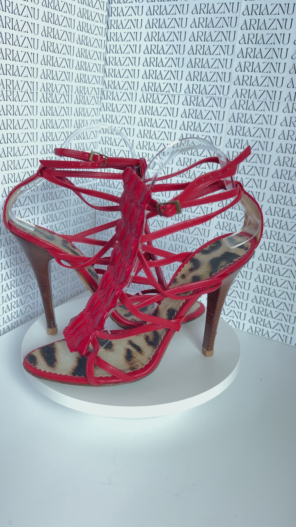 Roberto Cavalli Spring/Summer 2005 Runway Sandal Heels – Size 37